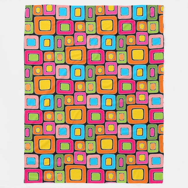 Couverture Polaire motif Abstrait 140621 (Devant)