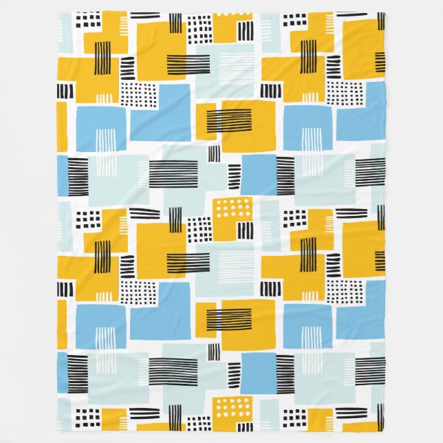 Couverture Polaire Motif Abstrait 280817 - Couleurs 01 (Devant)