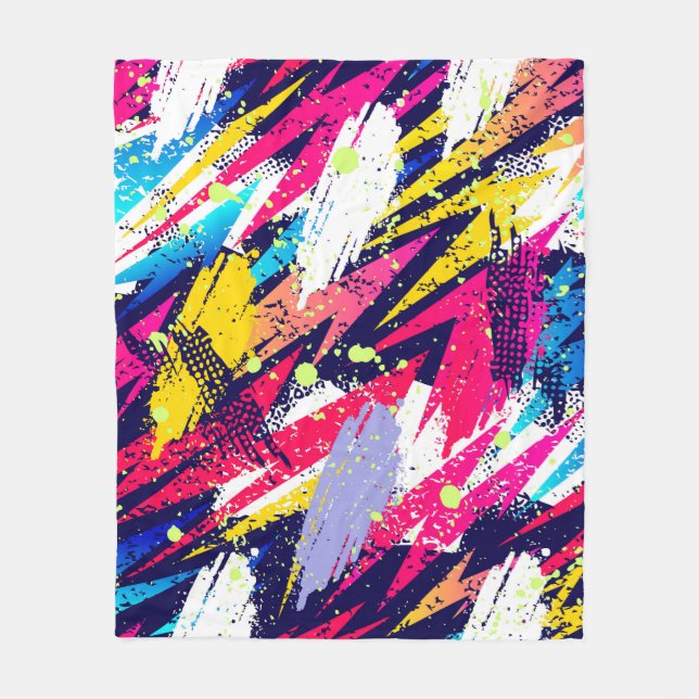 Couverture Polaire motif Abstrait sans soudure. Arrière - plan créati (Devant)
