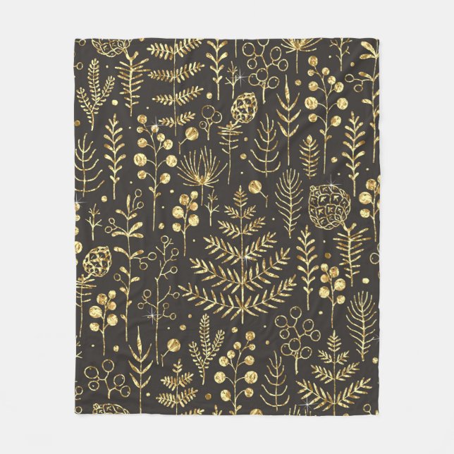 Couverture Polaire Motif Abstrait sans soudure. Rangeur créatif vinta (Devant)