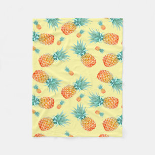 Couverture Polaire Motif ananas