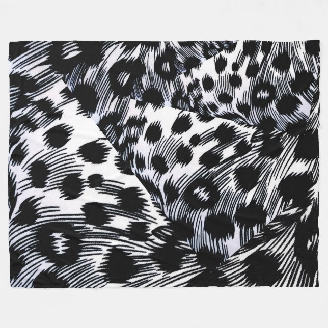 Couverture Polaire Motif Animal (Devant (Horizontal))