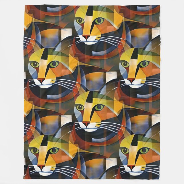 Couverture Polaire Motif animal cool - Cute Cats 2 (Devant)