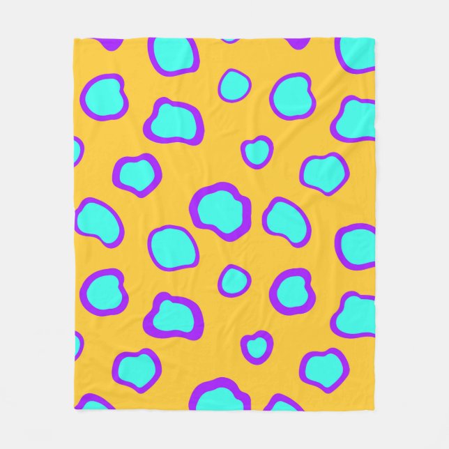 Couverture Polaire Motif animal sauvage de mouton (Devant)