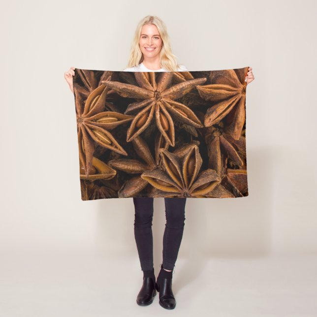 Couverture Polaire Motif Anise Stars (En situation)