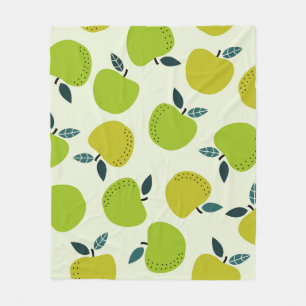 Couverture Polaire Motif Apple sans soudure. Illustration du thème de