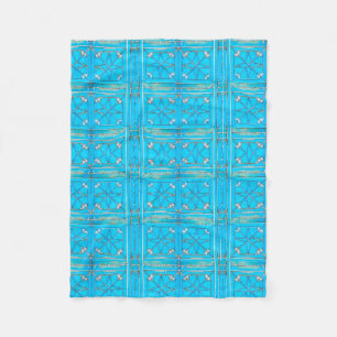 Couverture Polaire Motif Arabe de porte en métal de turquoise
