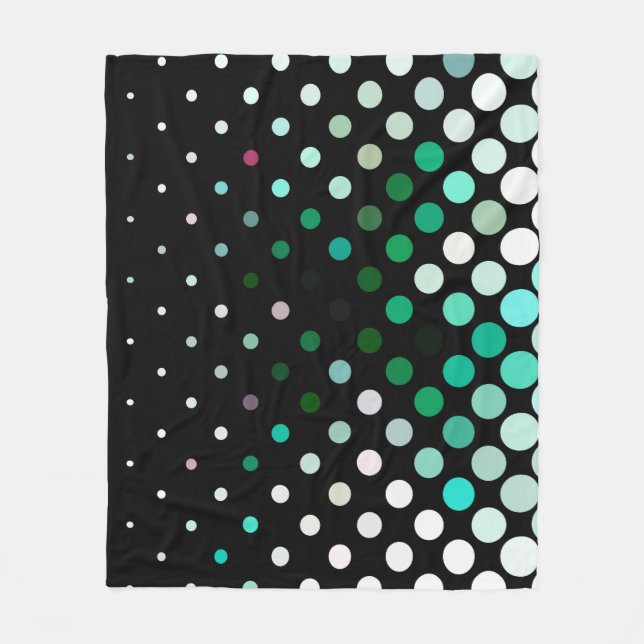 Couverture Polaire motif arrière - plan Abstrait mi-teinte. Co géomét (Devant)
