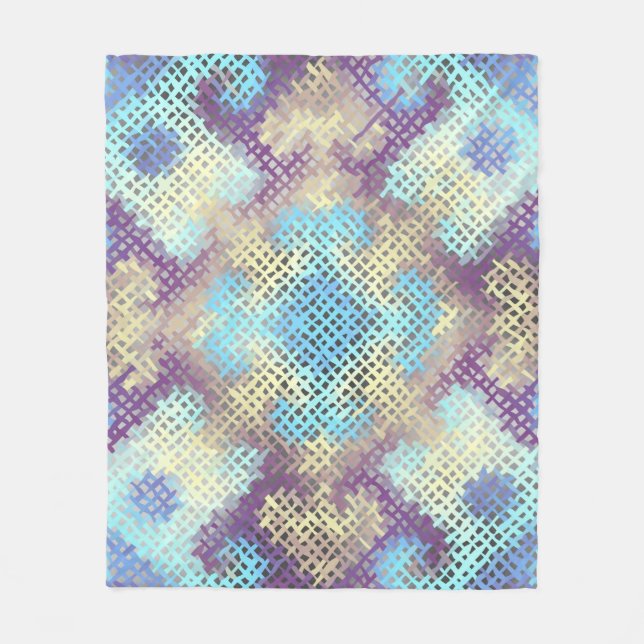 Couverture Polaire Motif arrière - plan sans couture. Imitation d'un  (Devant)
