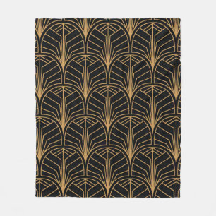 Couverture Polaire Motif Art Déco sans couture. ba minimaliste vinta