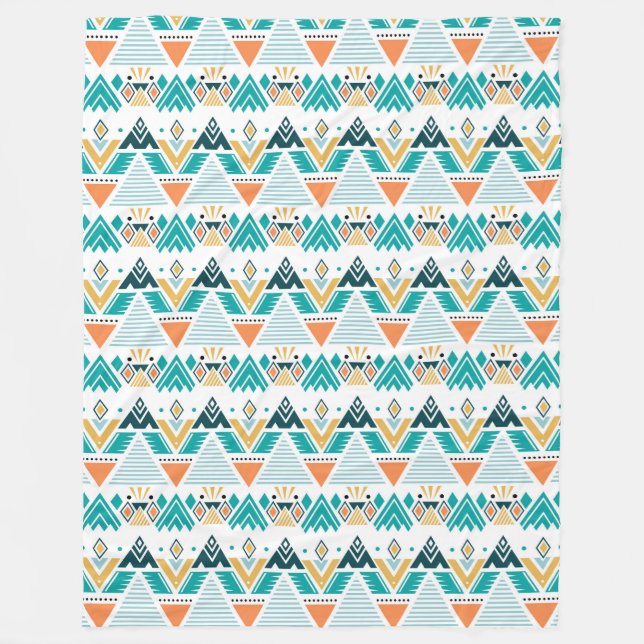 Couverture Polaire Motif bohème (Devant)
