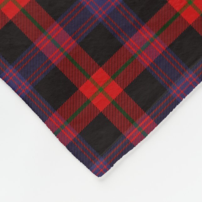 Couverture Polaire Motif Brown Tartan Plaid (Coin)