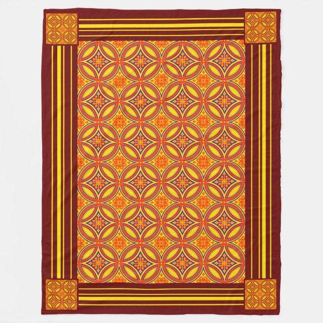 Couverture Polaire Motif byzantin (Devant)