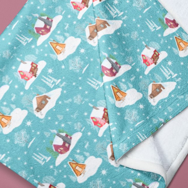 Couverture Polaire Motif Cabine (Créateur téléchargé)