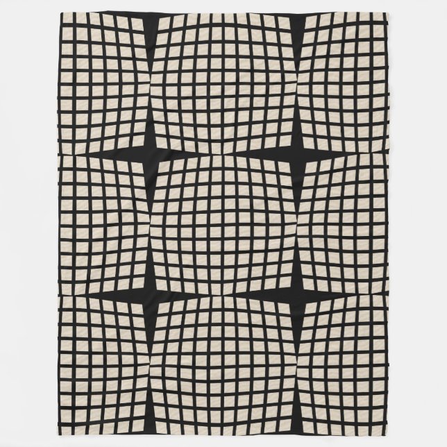 Couverture Polaire Motif Chic de contrôle de linge cachet vérifié (Devant)