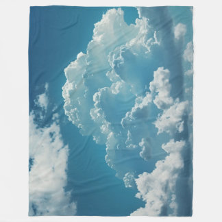 Couverture Polaire Motif cloud