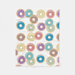 Couverture Polaire Motif coloré Pastel Donuts & Sprinkings