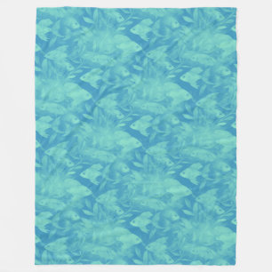 Couverture Polaire Motif cool d'aquarelle animale - Poisson 2