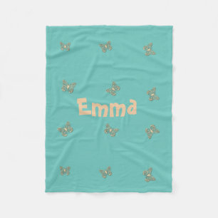 Couverture Polaire Motif Cosy Cute Butterfly Ajouter un nom