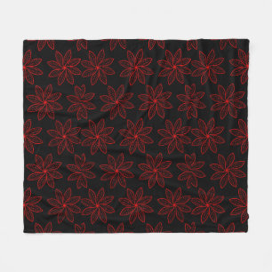 Couverture Polaire Motif criminel sur noir
