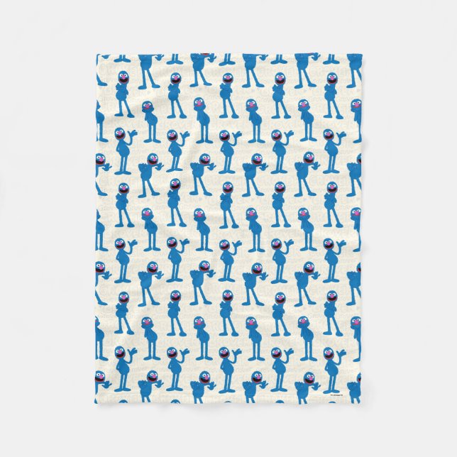 Couverture Polaire Motif Cute Grover (Devant)
