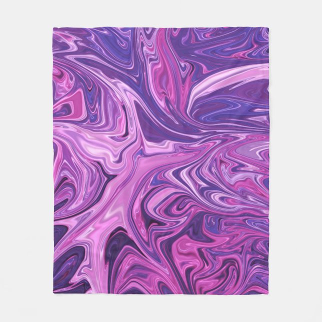 Couverture Polaire Motif d'art Galaxy (Devant)