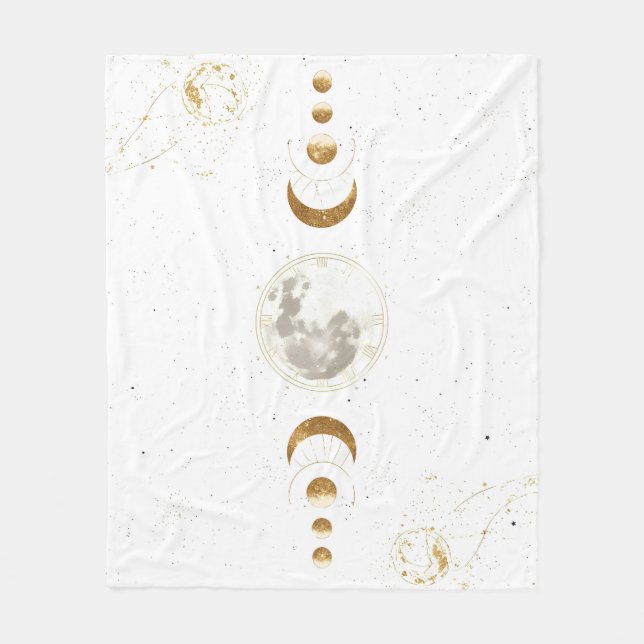 Couverture Polaire Motif d'astrologie céleste | Papier cadeau (Devant)
