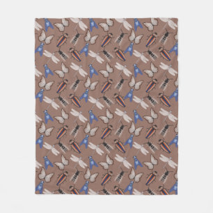 Couverture Polaire Motif de bogues