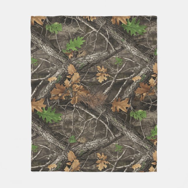 Couverture Polaire Motif de camouflage de chasse (Devant)