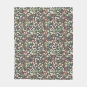 Couverture Polaire Motif de camouflage de chien