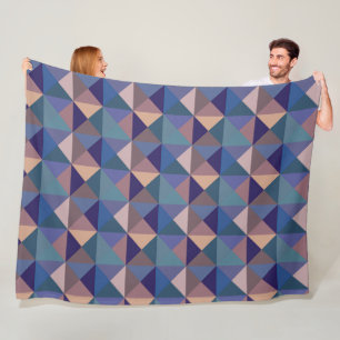 Couverture Polaire Motif de carré de patchwork