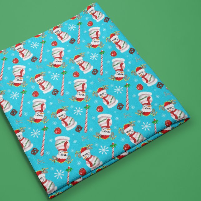 Couverture Polaire Motif de célébration de Noël Bonhomme de neige de  (Créateur téléchargé)