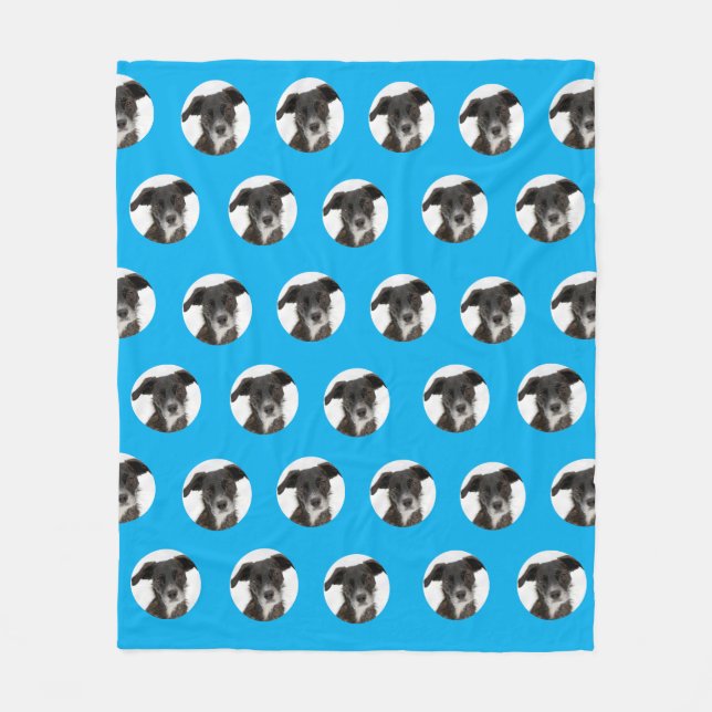 Couverture Polaire Motif de compagnie personnalisé (Devant)