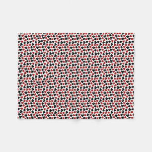 Couverture Polaire Motif de costume de carte de jeu de tisonnier