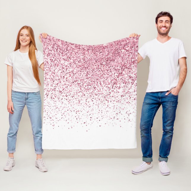 Couverture Polaire Motif de dégradé 2 (En situation)