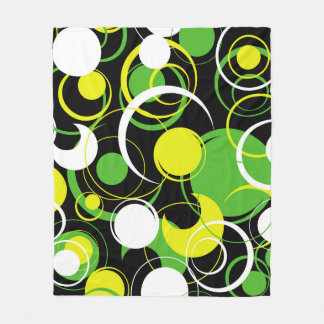 Couverture Polaire Motif de fleurs dessin abstrait, art, arrière - pl