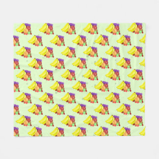 Couverture Polaire Motif de fruits