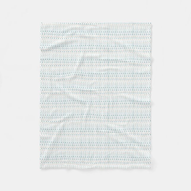 Couverture Polaire Motif de goutte de pluie (Devant)