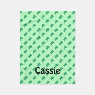 Couverture Polaire Motif de grenouille personnalisé mignon