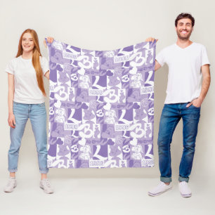 Couverture Polaire Motif de grille Lola '96