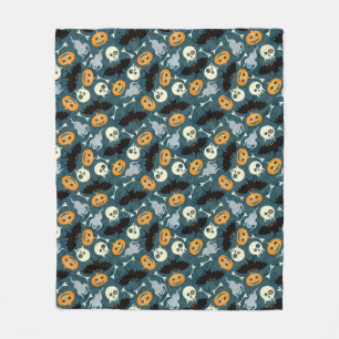 Couverture Polaire Motif de Halloween