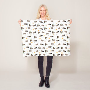 Couverture Polaire Motif de jour de Groundhog