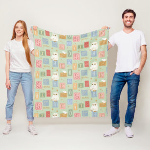 Couverture Polaire Motif de lettre en bloc Hedwig Post