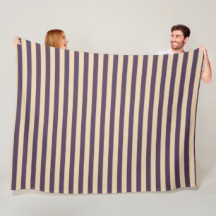 Couverture Polaire Motif de lignes violettes et roses rousses