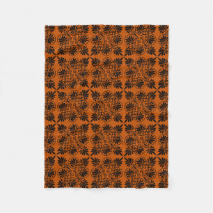 Couverture Polaire Motif de méandre grec antique en terre cuite