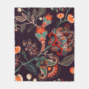 Couverture Polaire Motif de nature sans couture. Arrière - plan avec