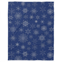 Motif de neige Blue & Silver Xmas