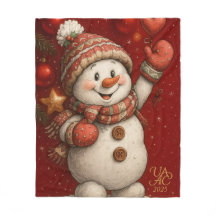 Motif de Noël sur fond rouge