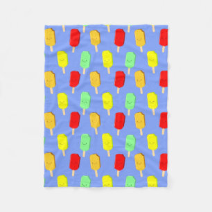 Couverture Polaire Motif de pâte de glace de fruits