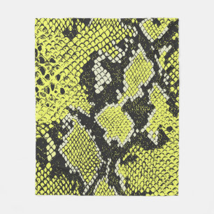 Couverture Polaire Motif de peau de serpent vintage sans couture. Les